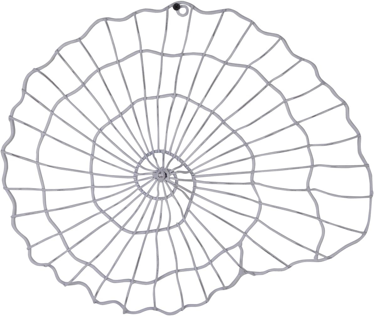 NIKKY HOME 15" x 13" Seashell Beach Metal Wall Decor