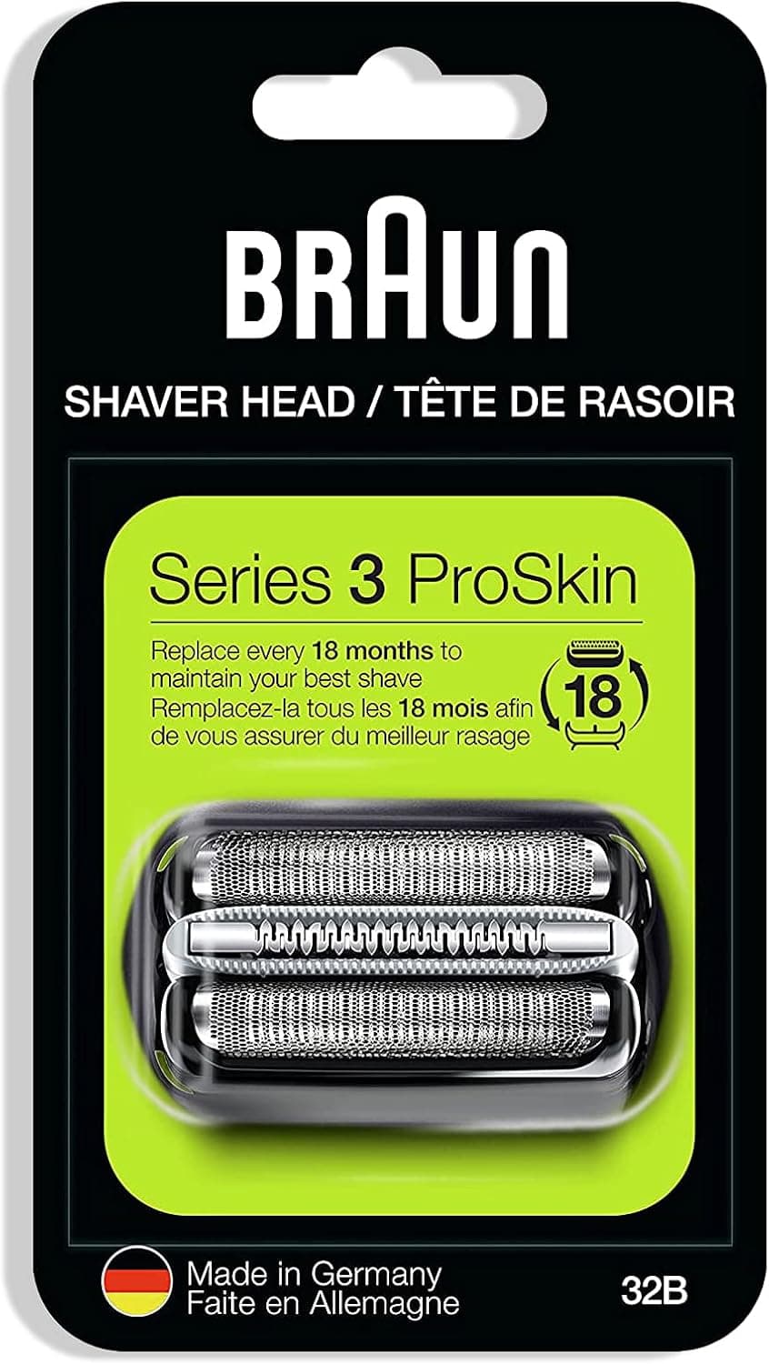 LILONG Series 3 32B Foil & Cutter Replacement Head for Braun Series 340,320,310,300 Electric Shaver