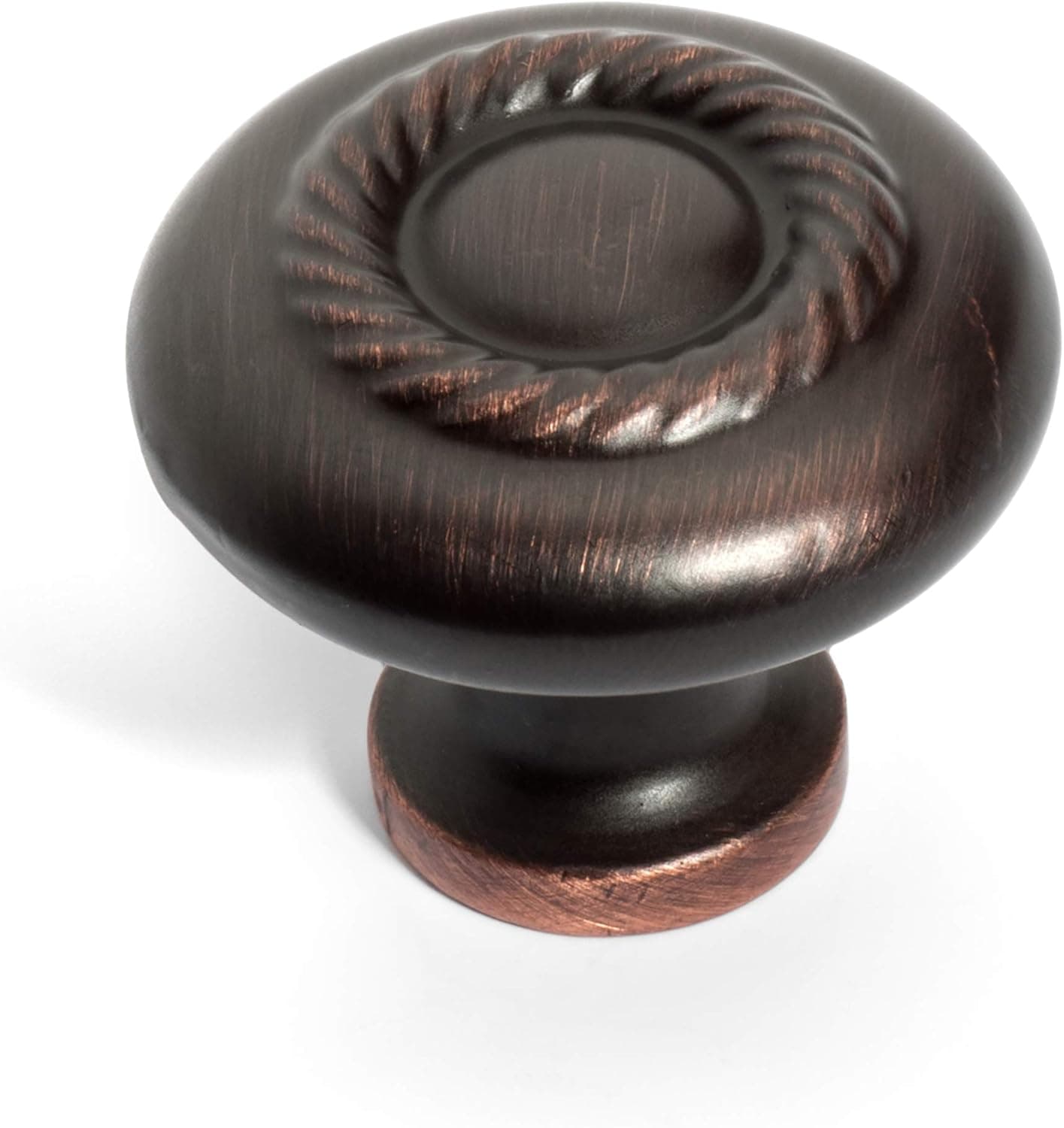 Dynasty Hardware K-80117-12P Rope Cabinet Hardware Knob, Venetian Bronze (10 Pack)