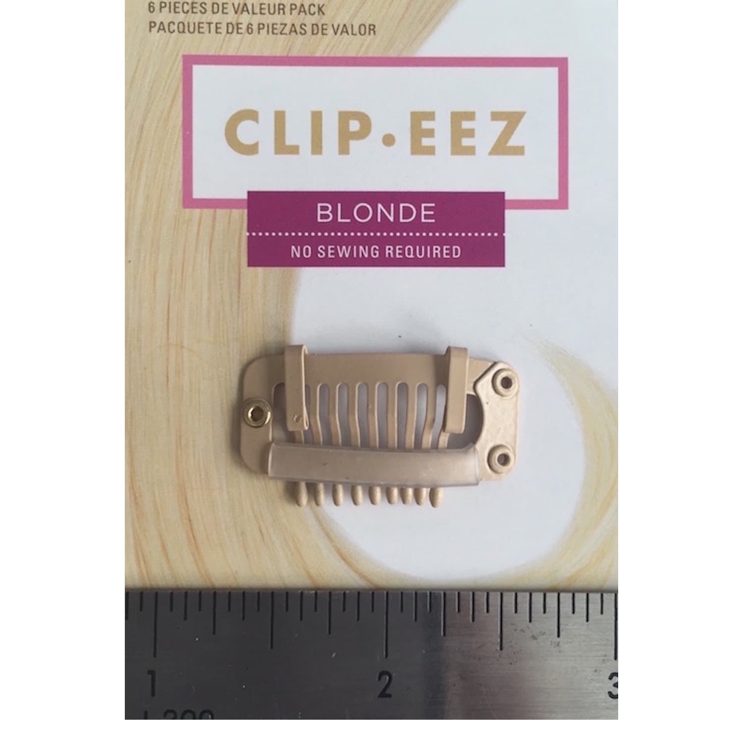 CLIP-EEZ No SEWING Need Wig CLIP Blonde