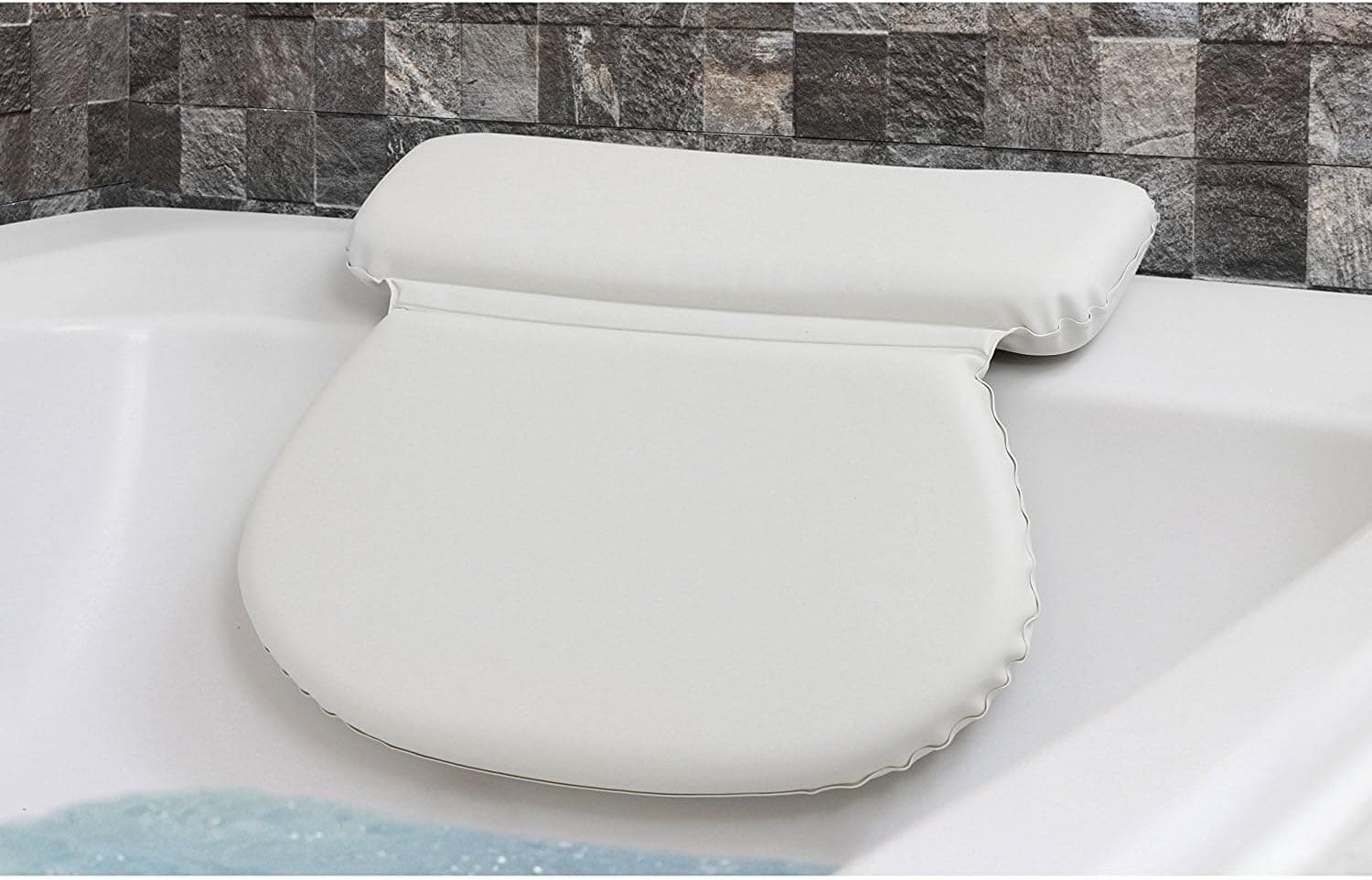 Good-Love Luxury Comfort Spa Bath Pillow Cushion Mat with 7 Non-Slip Suction Cups - Turn Your Bath into a Spa Experience