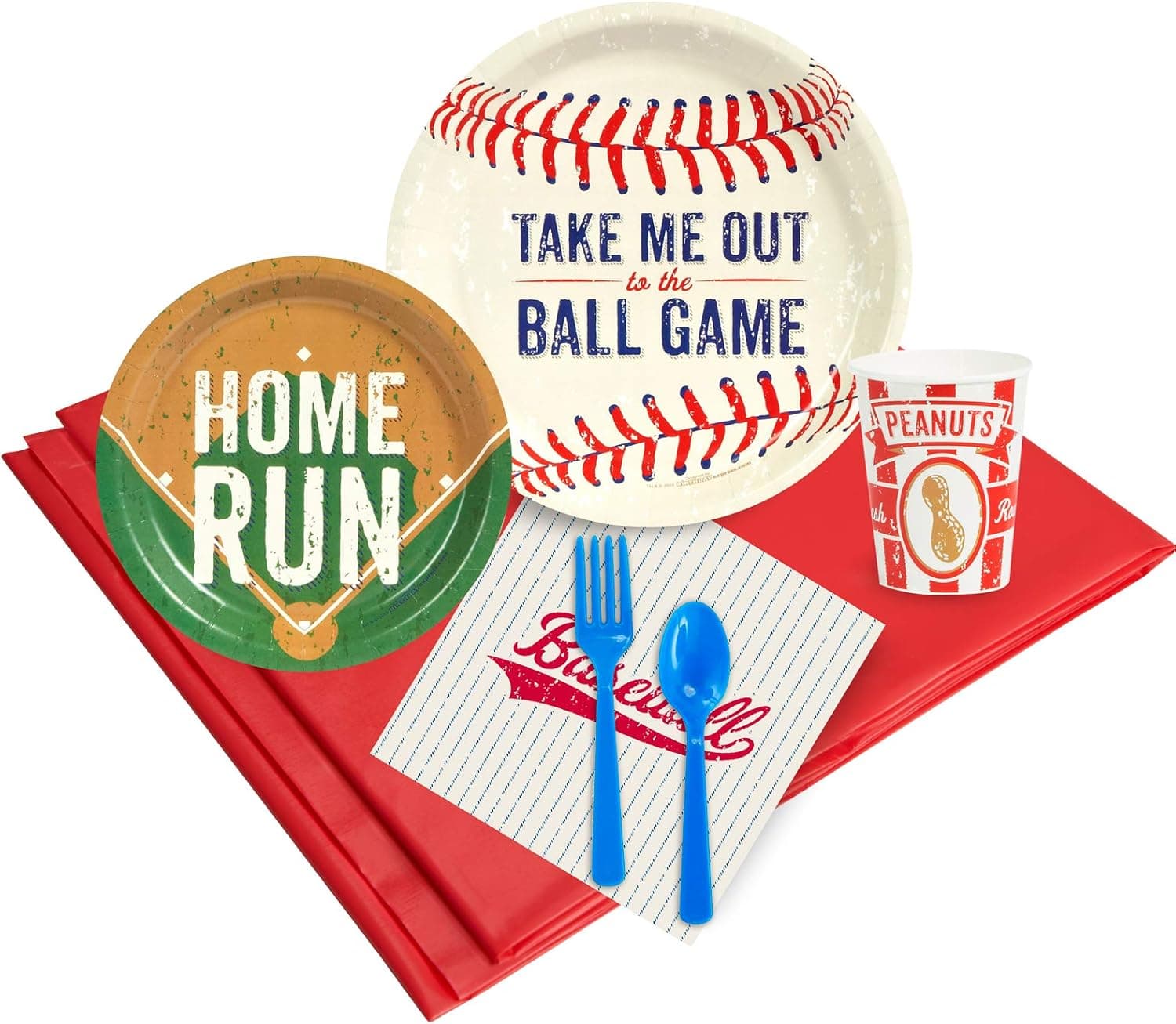 Baseball Time 24 Guest Party Pack