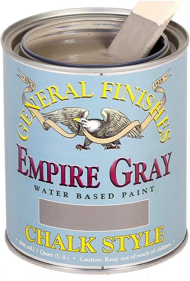 General Finishes MEGP Chalk Style Paint, 1 pint, Empire Gray