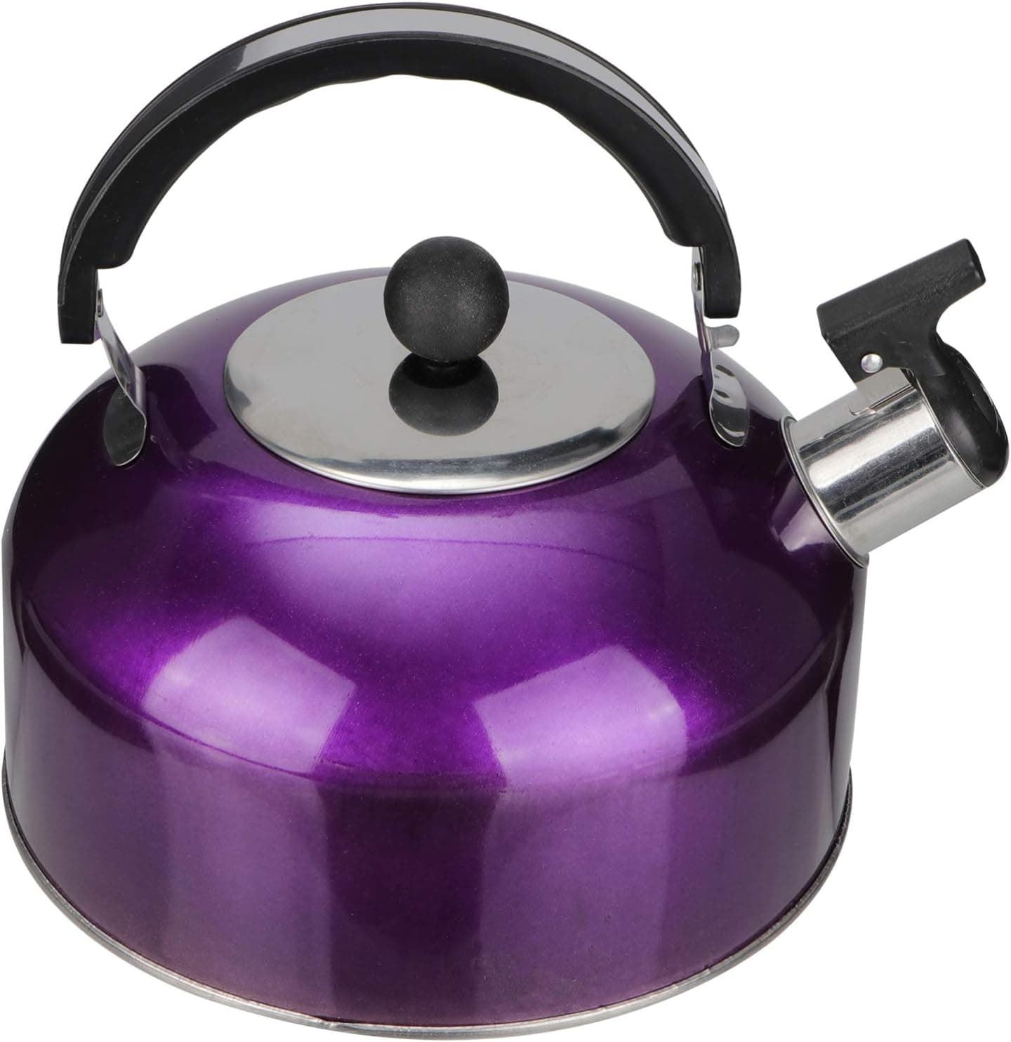 Cabilock Tea Stove top Kettle Kettle Stovetop with Handle Stainless Steel Whistling Teapot Heating Water Kettle Container for Kitchen Coffee Office Home hot Water Kettle 3L Stainless Steel Tea Kettle
