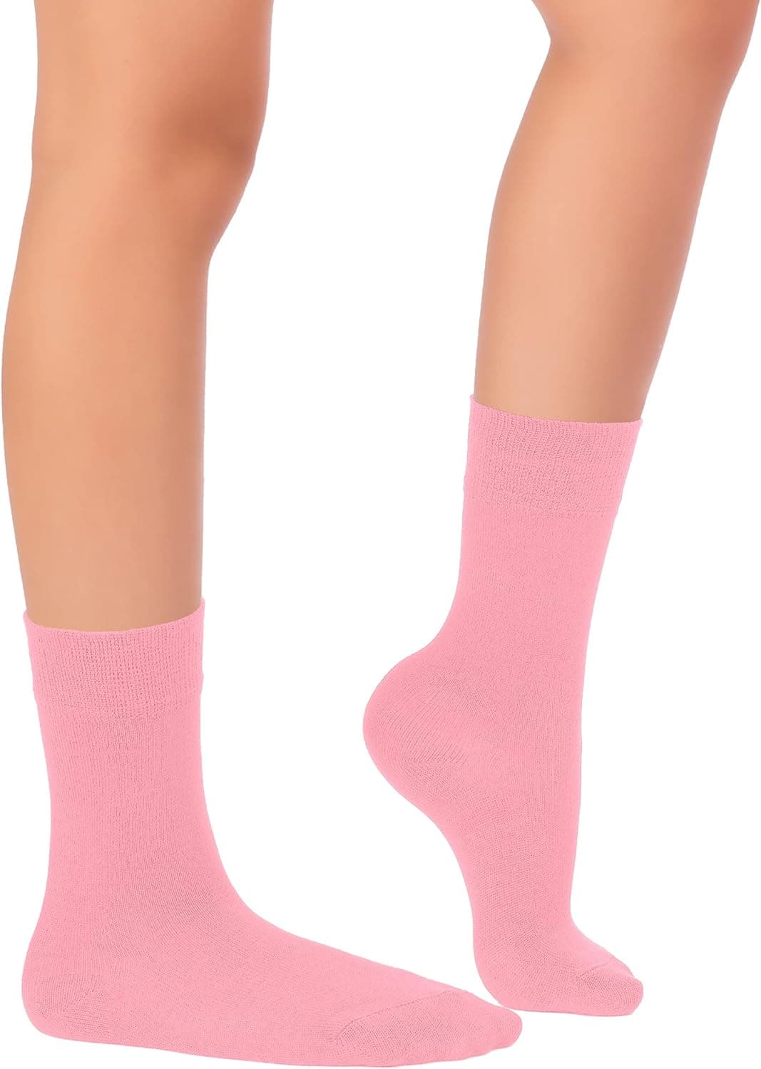 Hugh Ugoli Kids School Uniform Bamboo Dress Socks, Solid Color Crew Socks from Toddlers to Youth, 3T to 14 Years Old, 5 Pairs