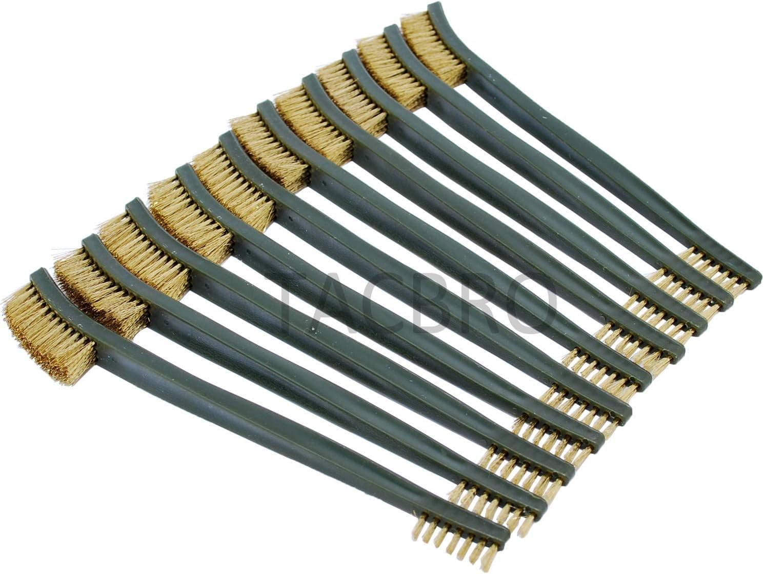 Brass Gun Cleaning Double-Ended Brushes for Cleaning Welding Slag and Rust