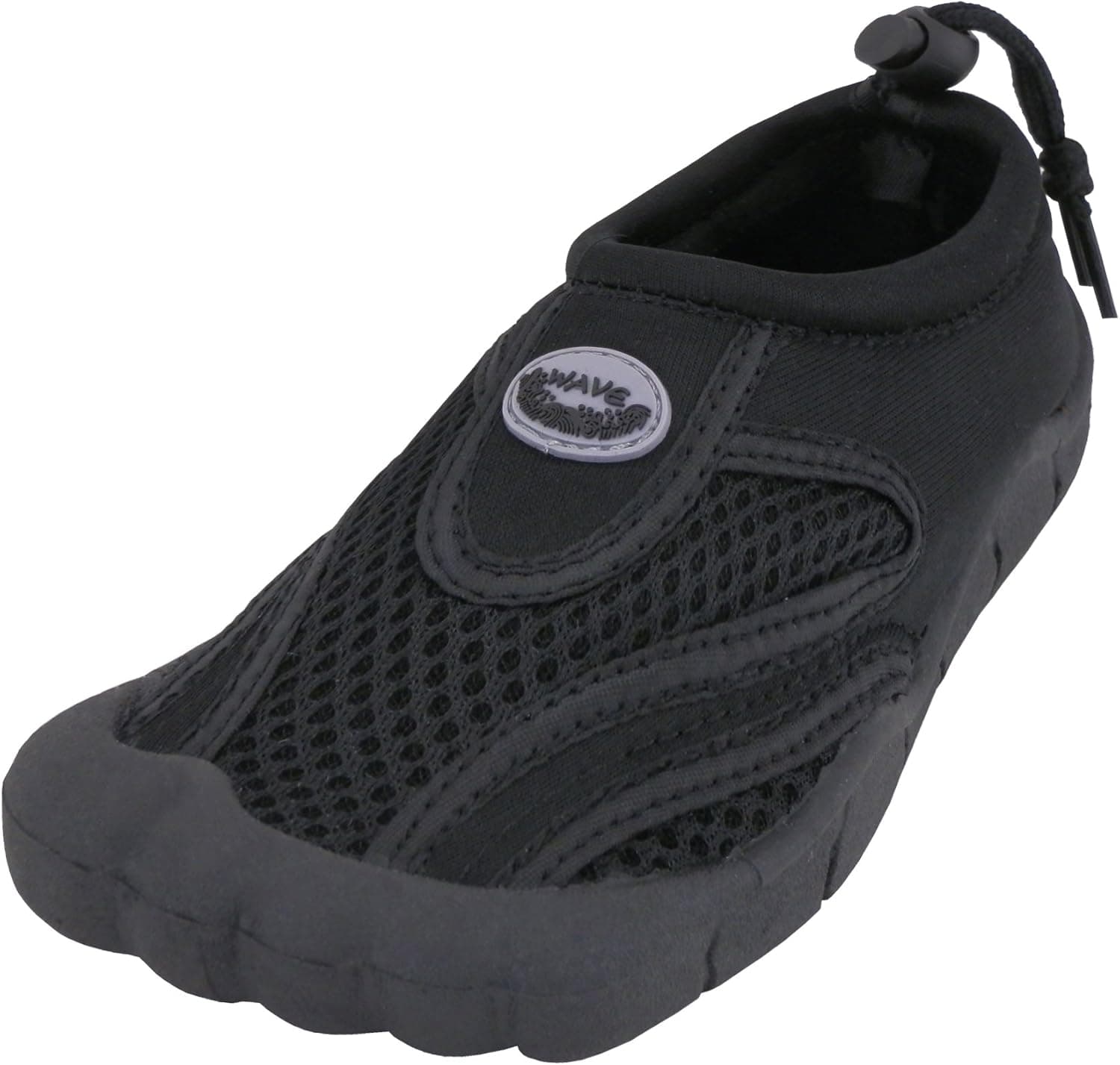 Women's Easy USA Wave Barefoot Water Shoes Black/Black 9