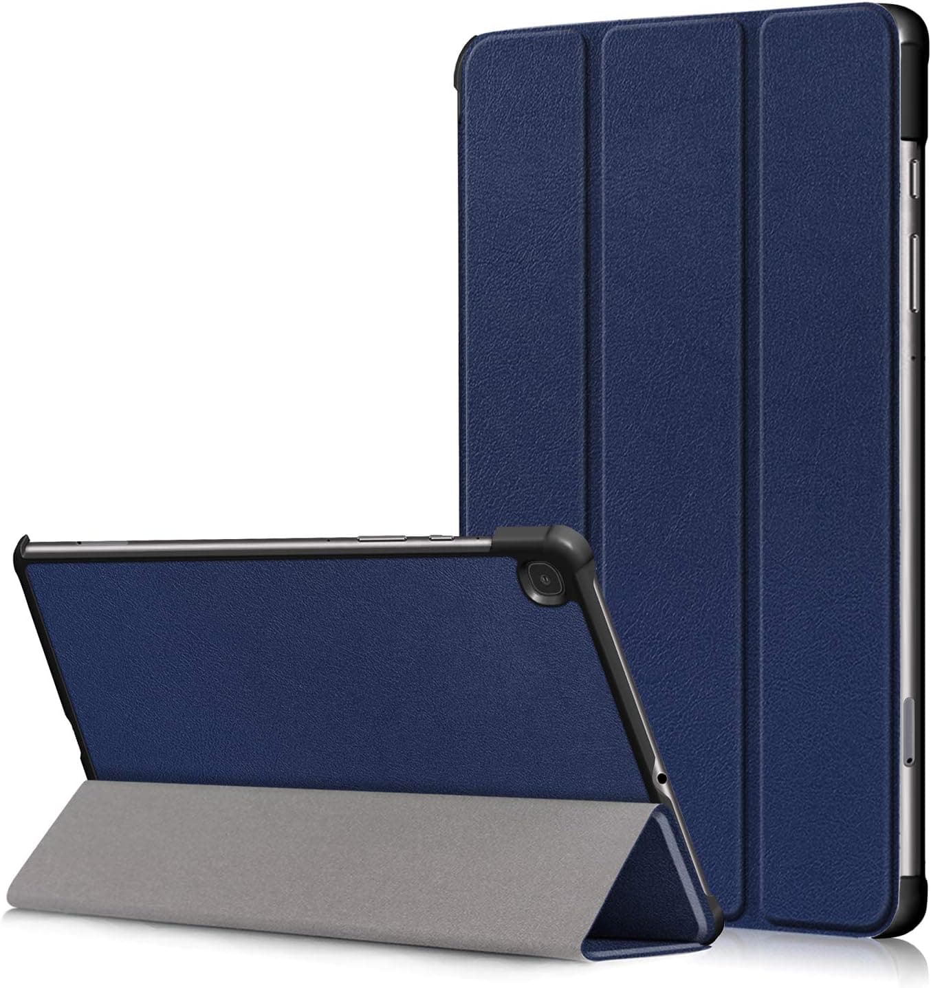 XBE Ultra Slim Case Compatible with Samsung Galaxy Tab S6 Lite 10.4 inch SM-P610 SM-P615 Fold Cover with Function Stand and Auto Sleep/Wake, Darkblue