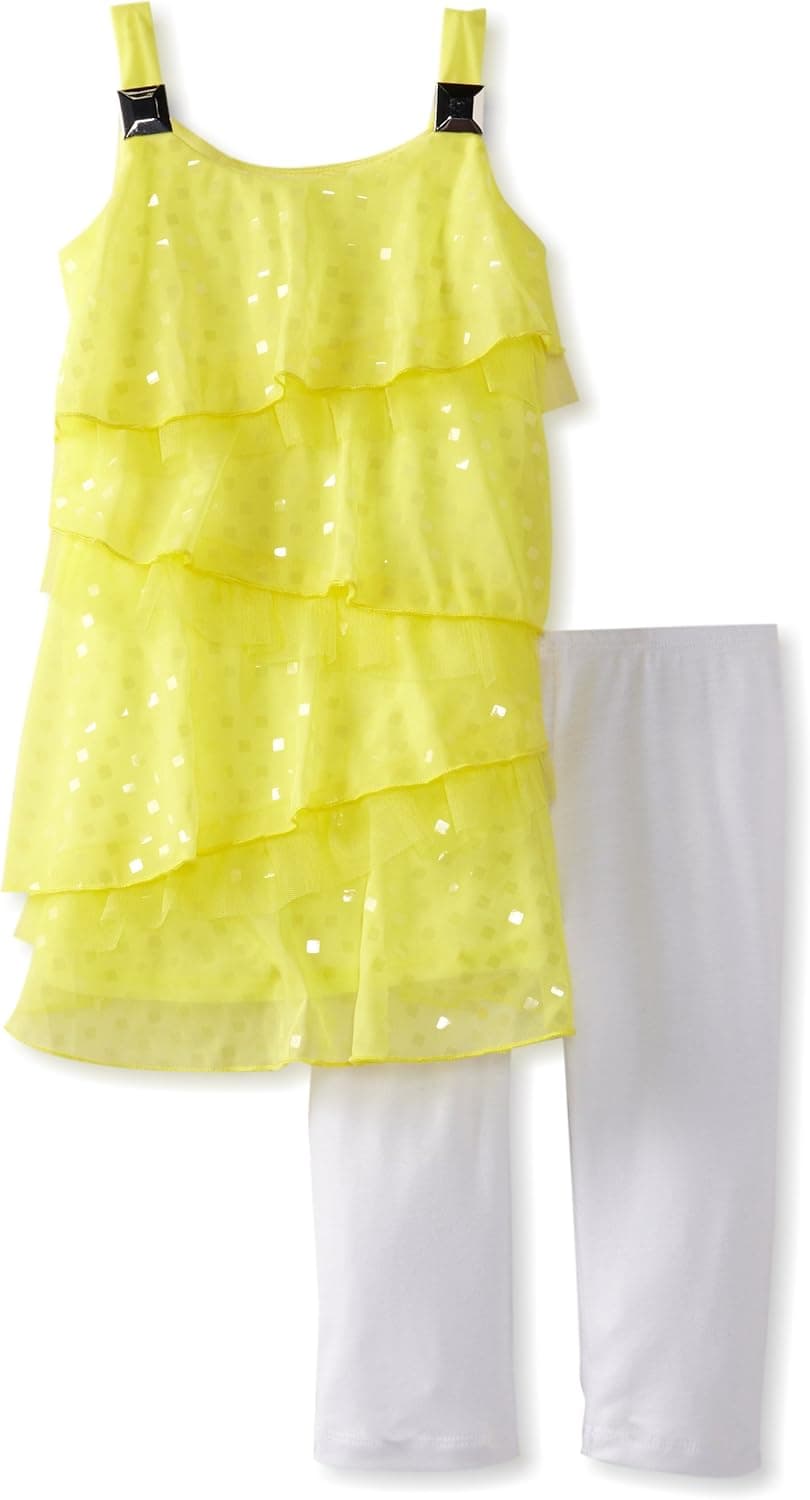 Amy Byer Little Girls' Asymmetrical Tier Set