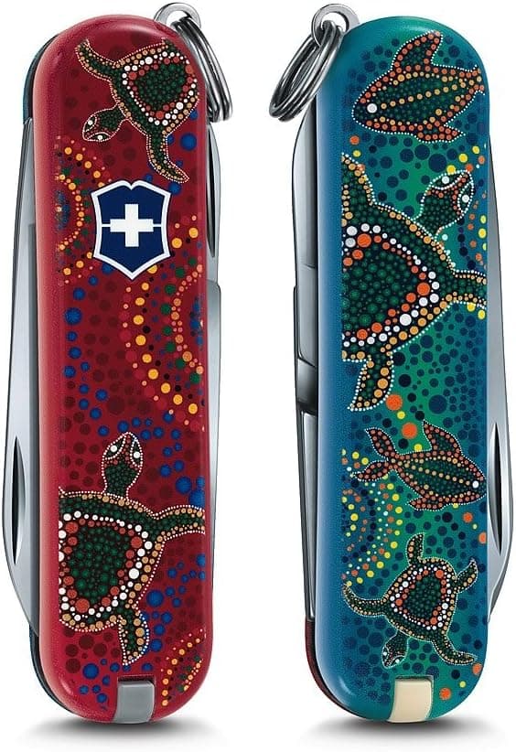 Victorinox Swiss Army Classic Sd Pocket Knife, Turtles Down Under