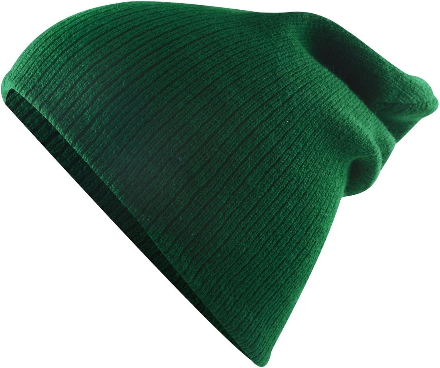 American Trends Kids Boys Girls Baggy Slouch Beanie Children Winter Cap Warm Soft Knit Hat (One Size, Forest Green)