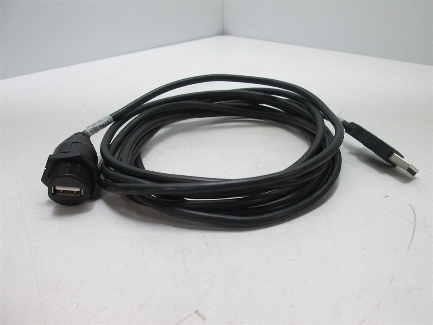 L-com WPUSB Series Waterproof USB Cable with Type A M/F (0.5M)