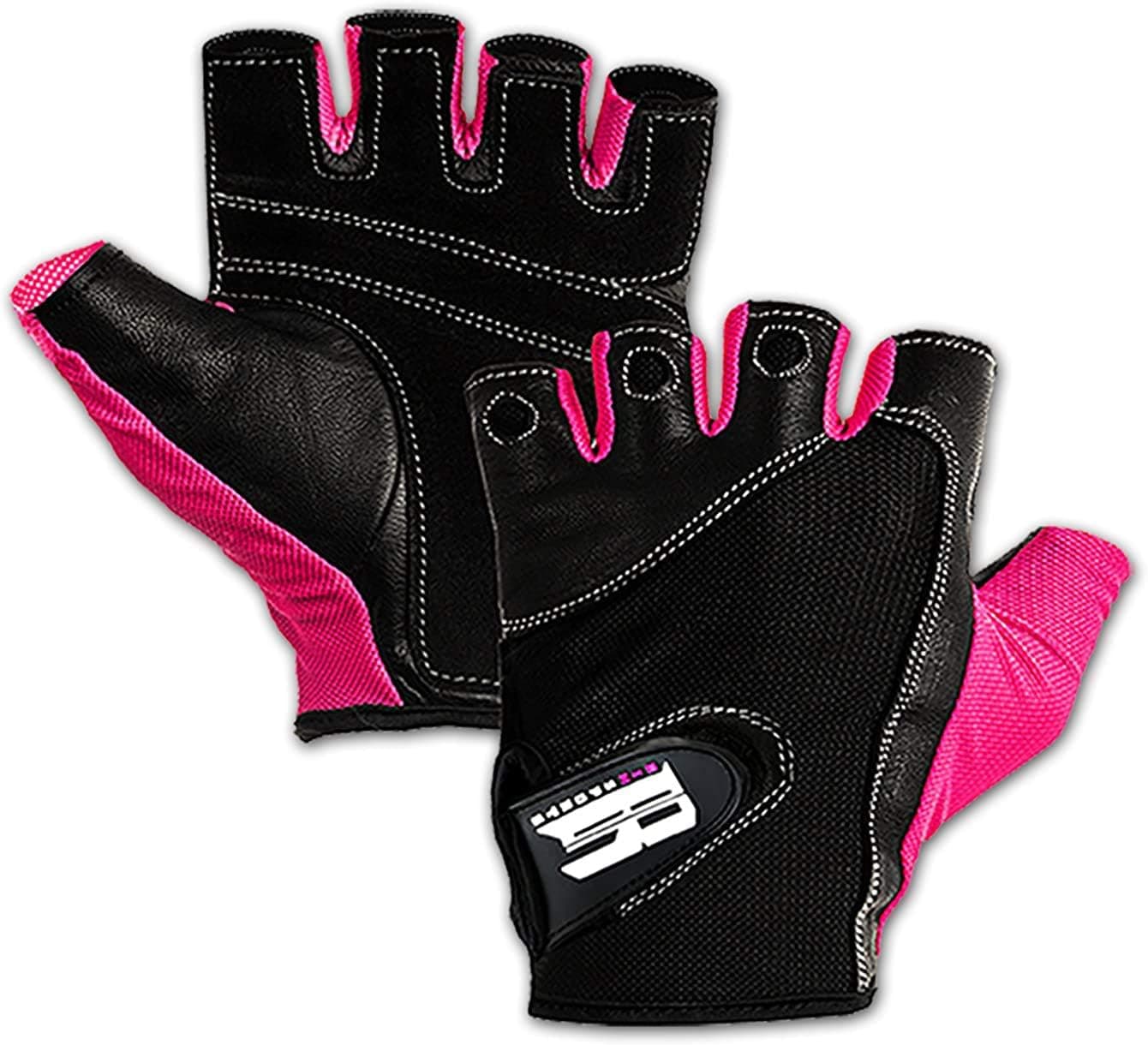 RIMSports Workout Gloves for Men and Women - Breathable Weight Lifting Gloves for Gym, Exercise, Weightlifting, Cycling, Rowing, Training Leather Palm Padded Thumb Protected Against Calluses Blister
