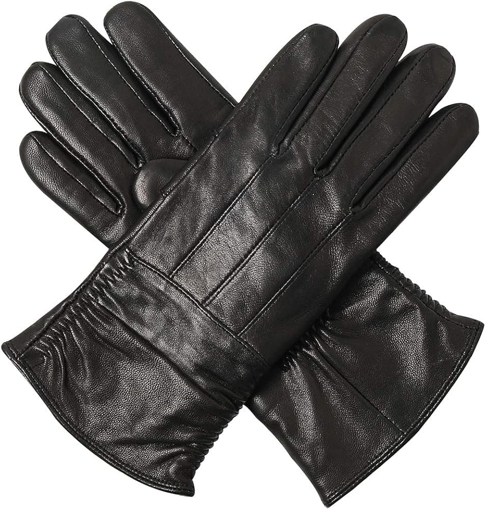 Women's Genuine Leather Winter Gloves - Acdyion Cold Weather Thinsulate Warm Lined Driving Gloves
