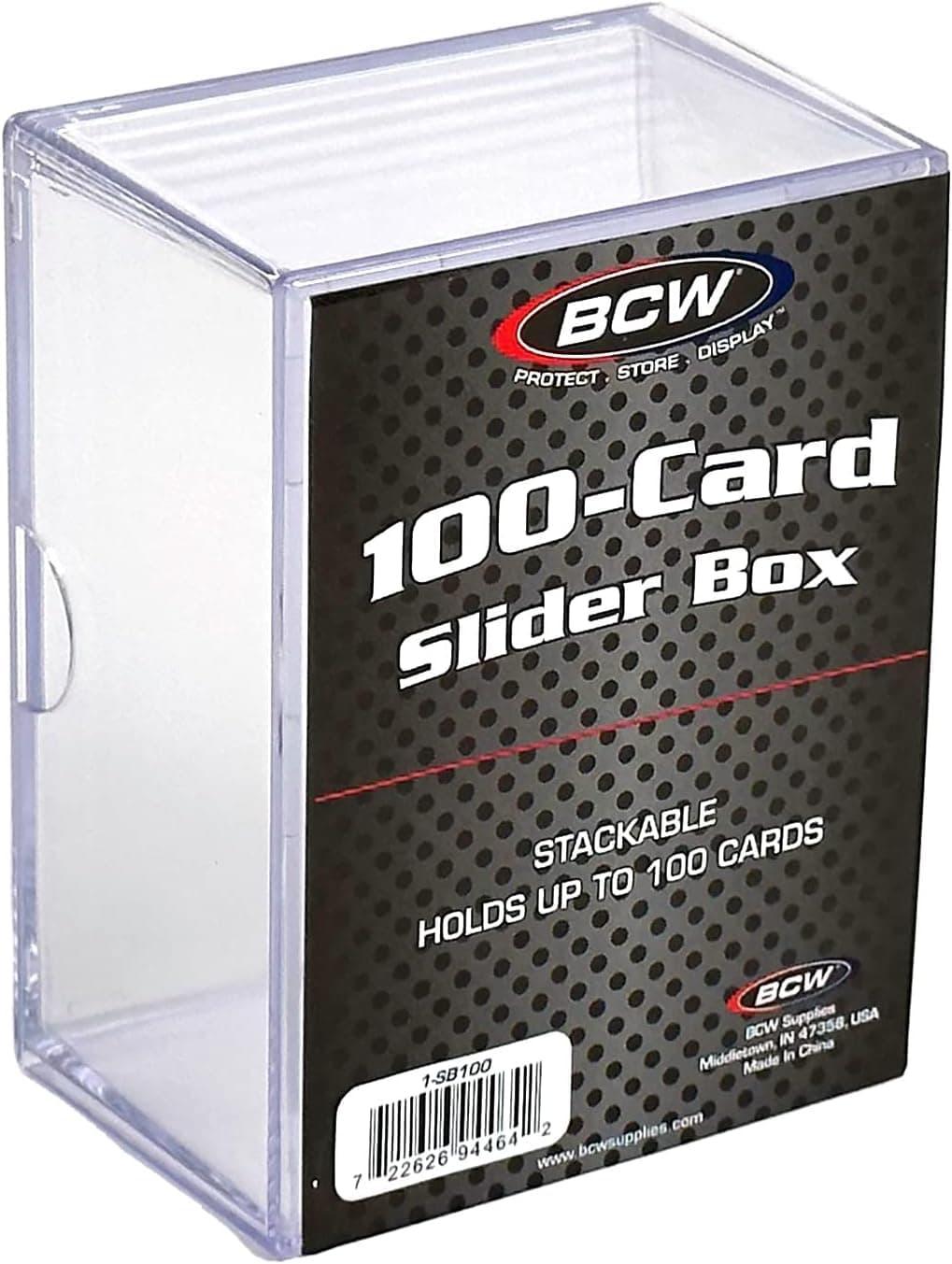 BCW 1-SB100 2 Piece Slider Box - 100 Count