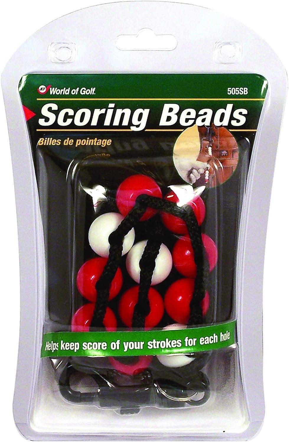 Jef World of Golf Gifts and Gallery, Inc. Scoring Beads (Red/White)