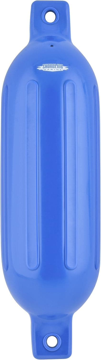 Shoreline Marine Inflatable Fender, 4.5 x 16-Inch, Blue