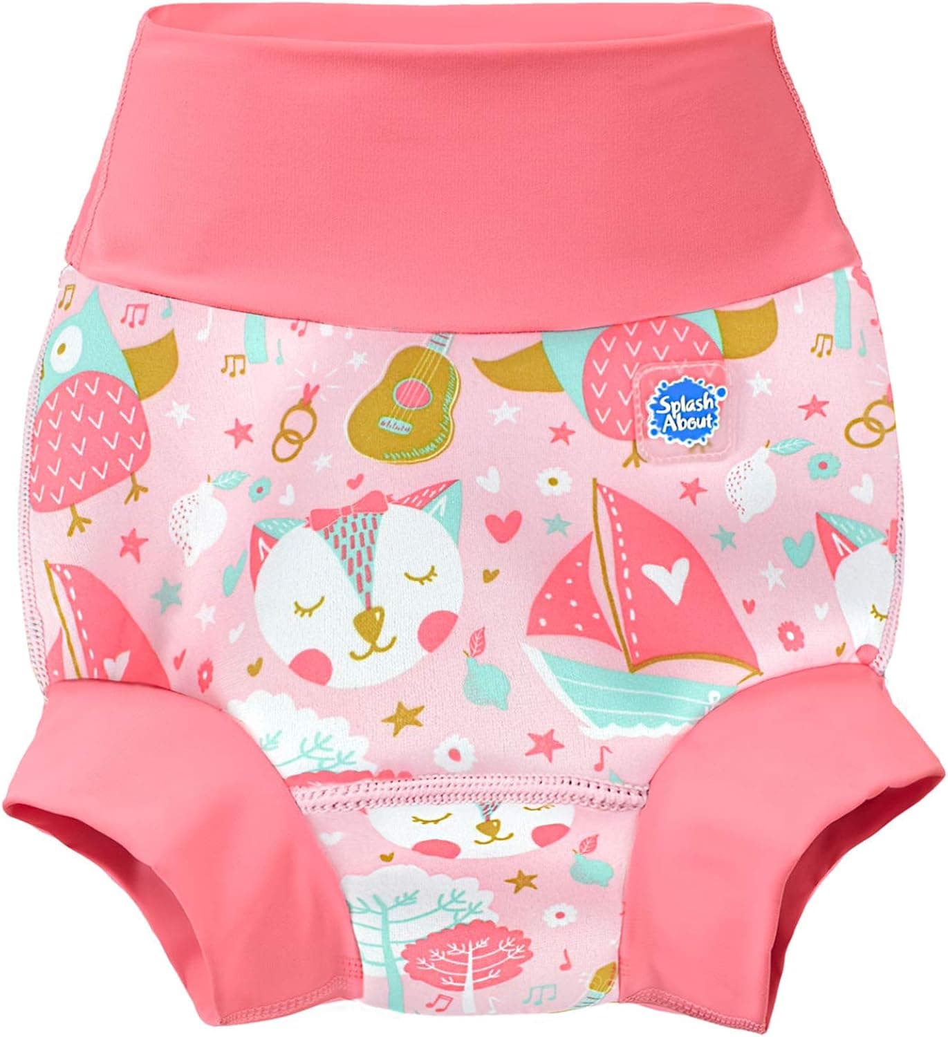 Splash About Happy Nappy Swim Diaper, Owl & The Pussycat, 12-24 Months