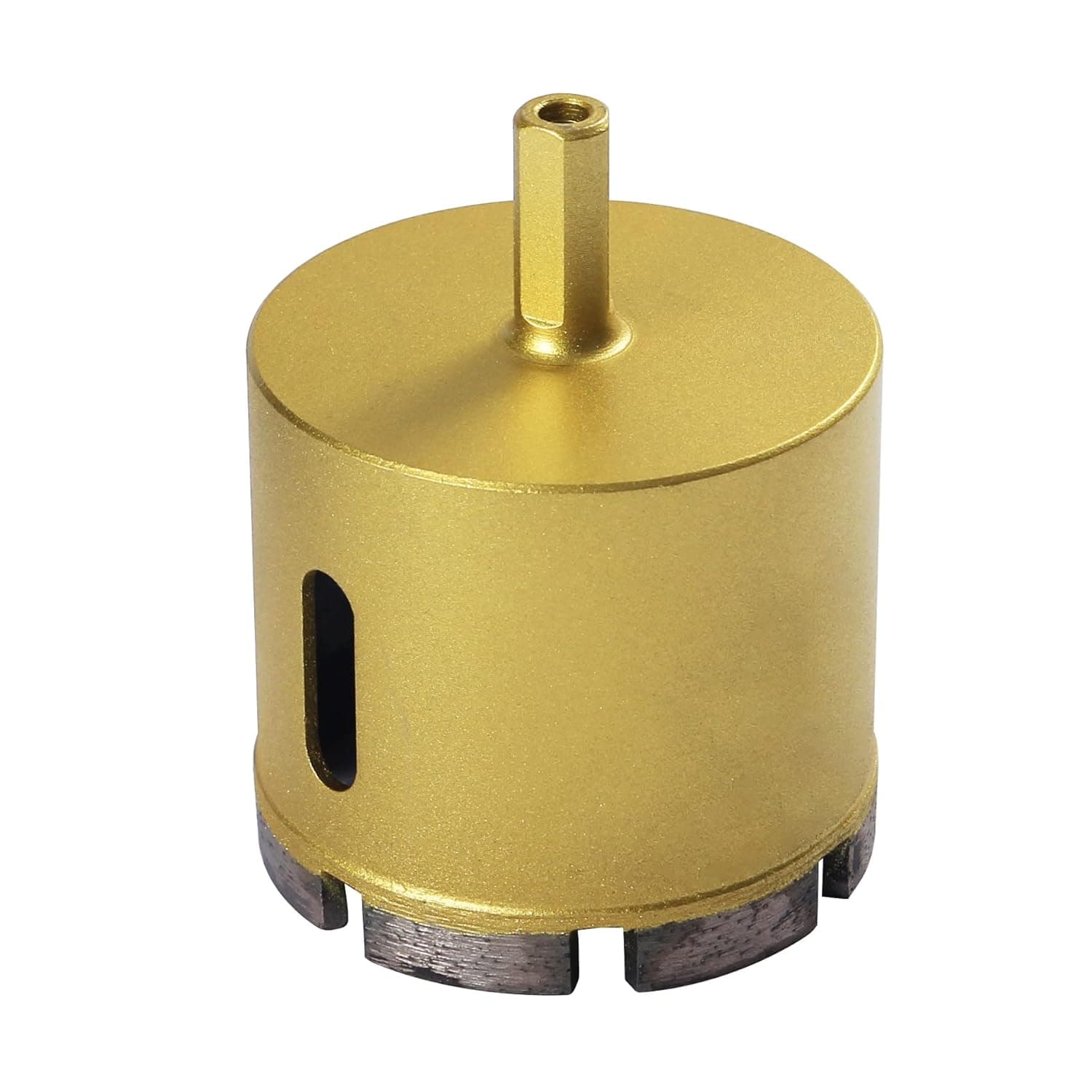 2-1/2 inch Diamond Concrete Hole Saw Masonry Core Drill Bit Heavy Duty for Brick, Cinder Block, Pavement, Foundation Walls, Concrete Standard Drill Shank 2.5 inch