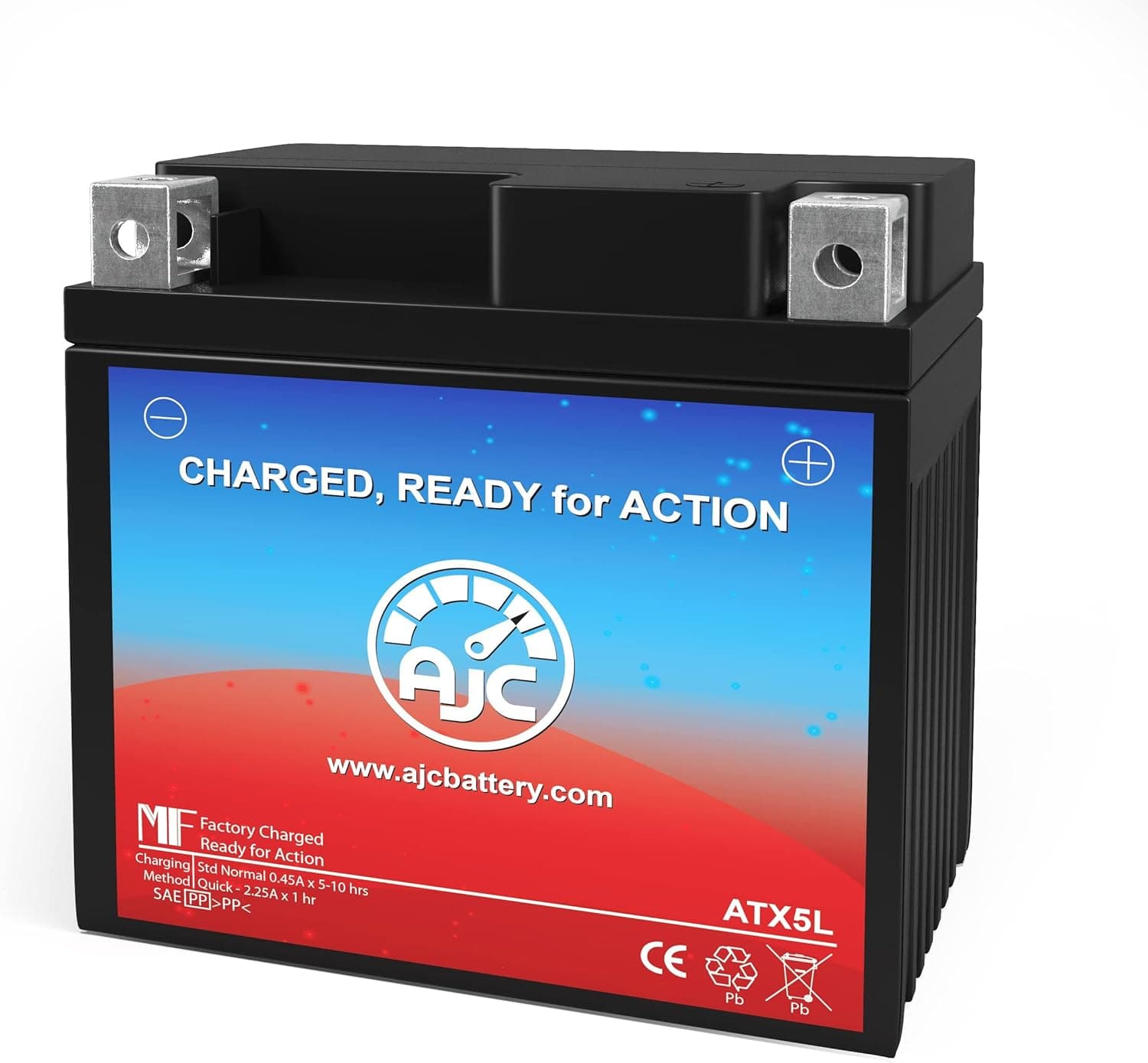 Extreme Battery XTAX5L-BS Powersports Replacement Battery - This is an AJC Brand Replacement