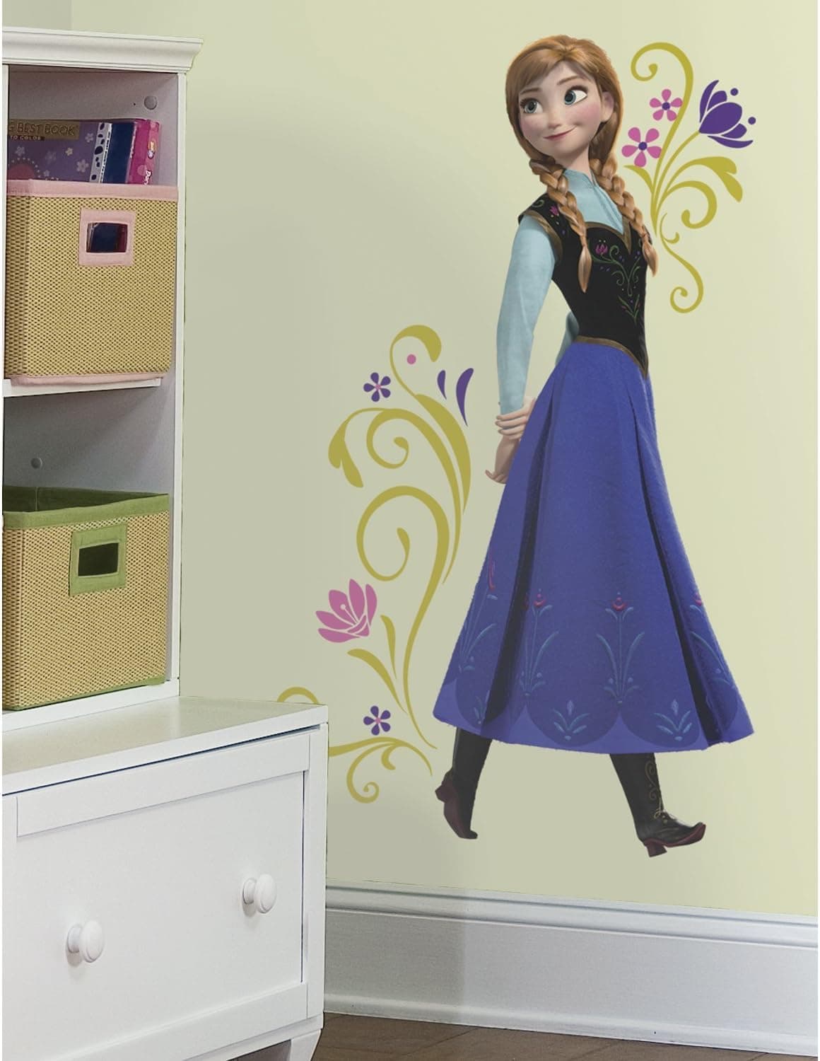 Roommates Rmk2370Gm Frozen Anna Peel and Stick Giant Wall Decals, 1-Pack
