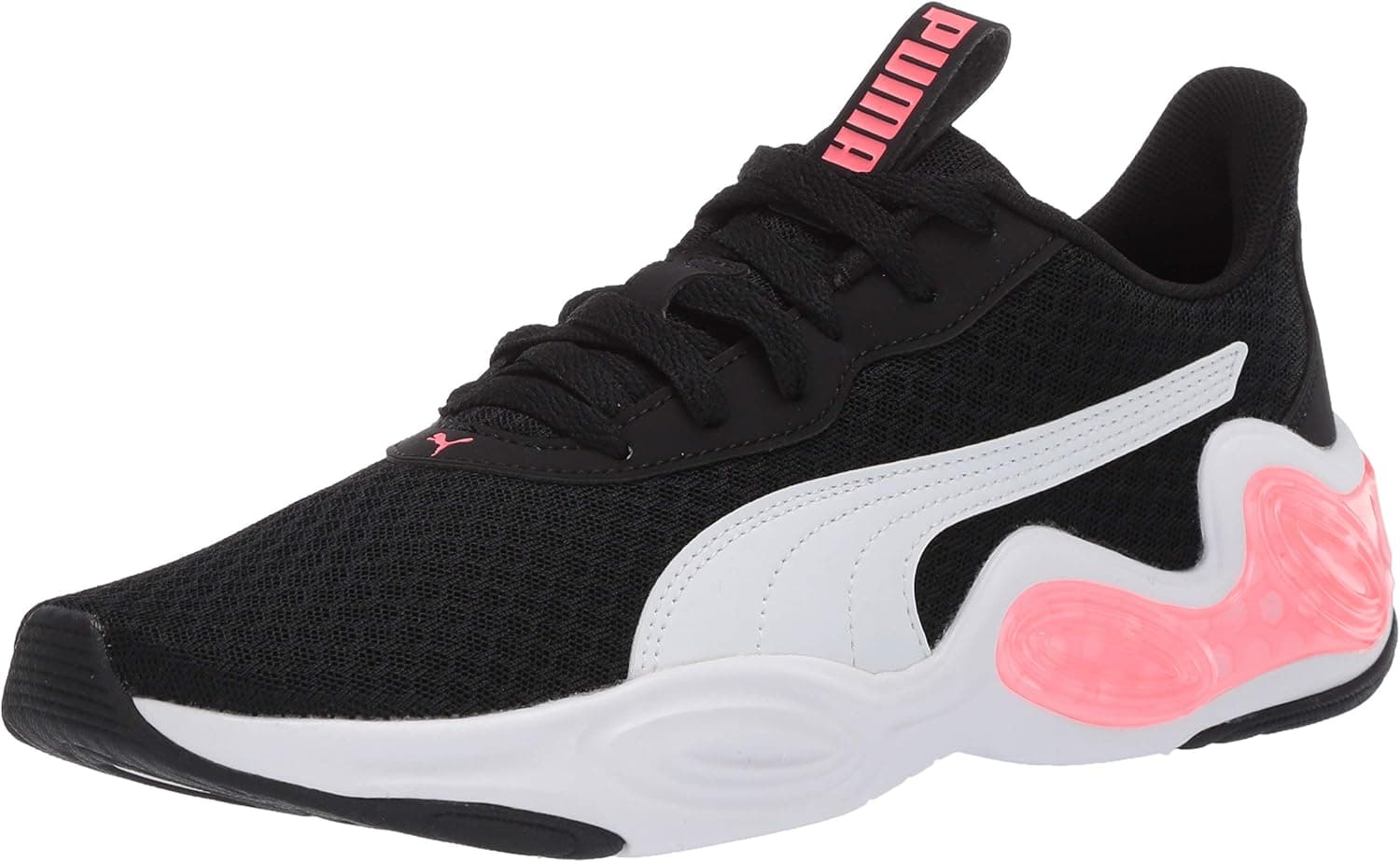PUMA womens Cell Magma Cross Trainer, Puma Black-nite Pink, 9 US