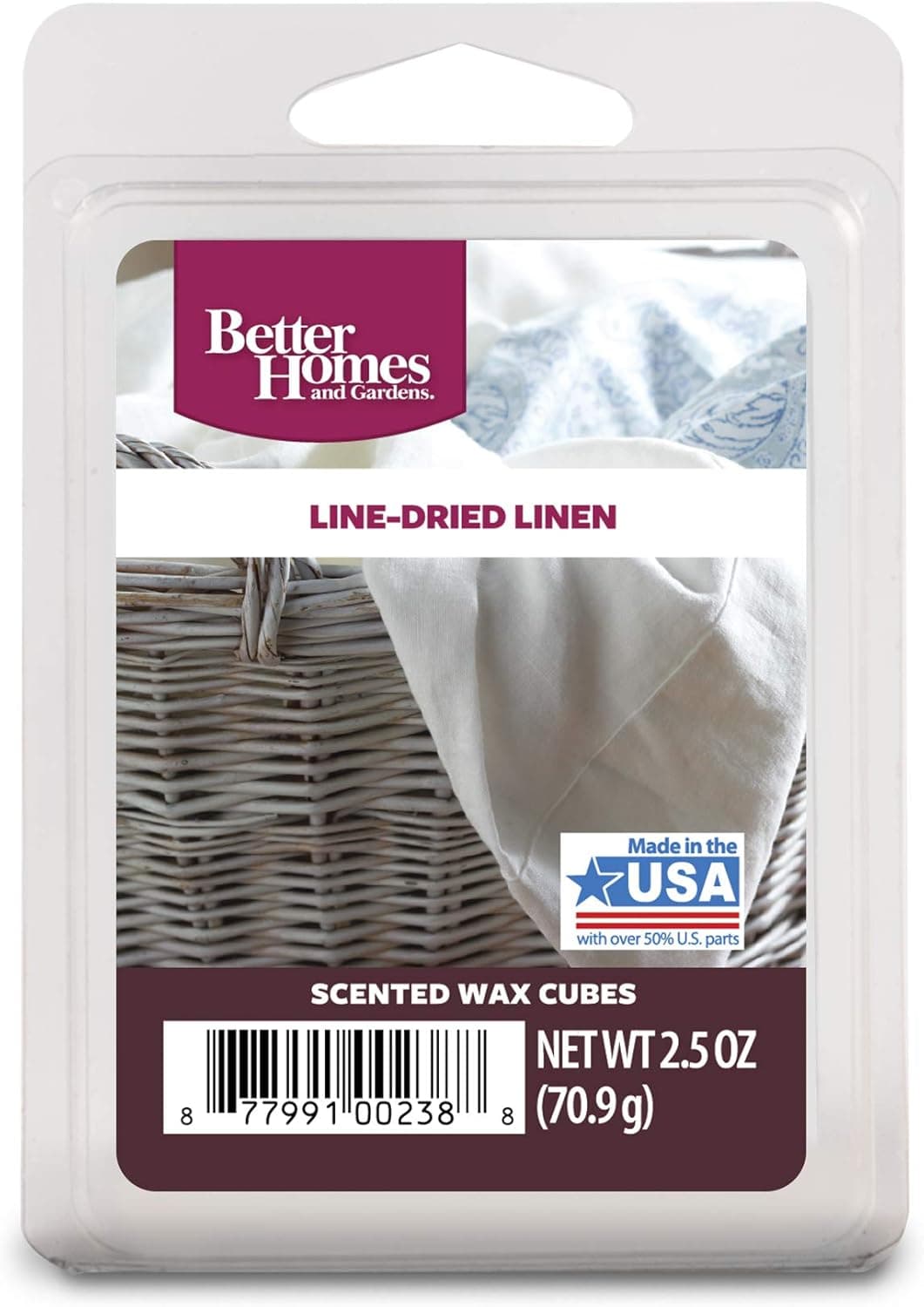 Better Homes and Gardens Line Dried Linen Wax Melt