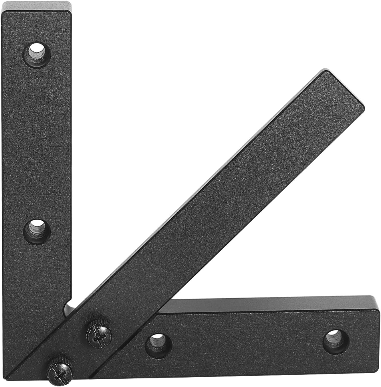 Center Finder,Line Gauge, Center Scriber Square Center Scribe Measuring Tool,45/90 Degree Right Angle Line Gauge Carpenter Ruler,90 Degree Positioning Squares, 5"x 5"Aluminium Alloy Right Angle Clamps