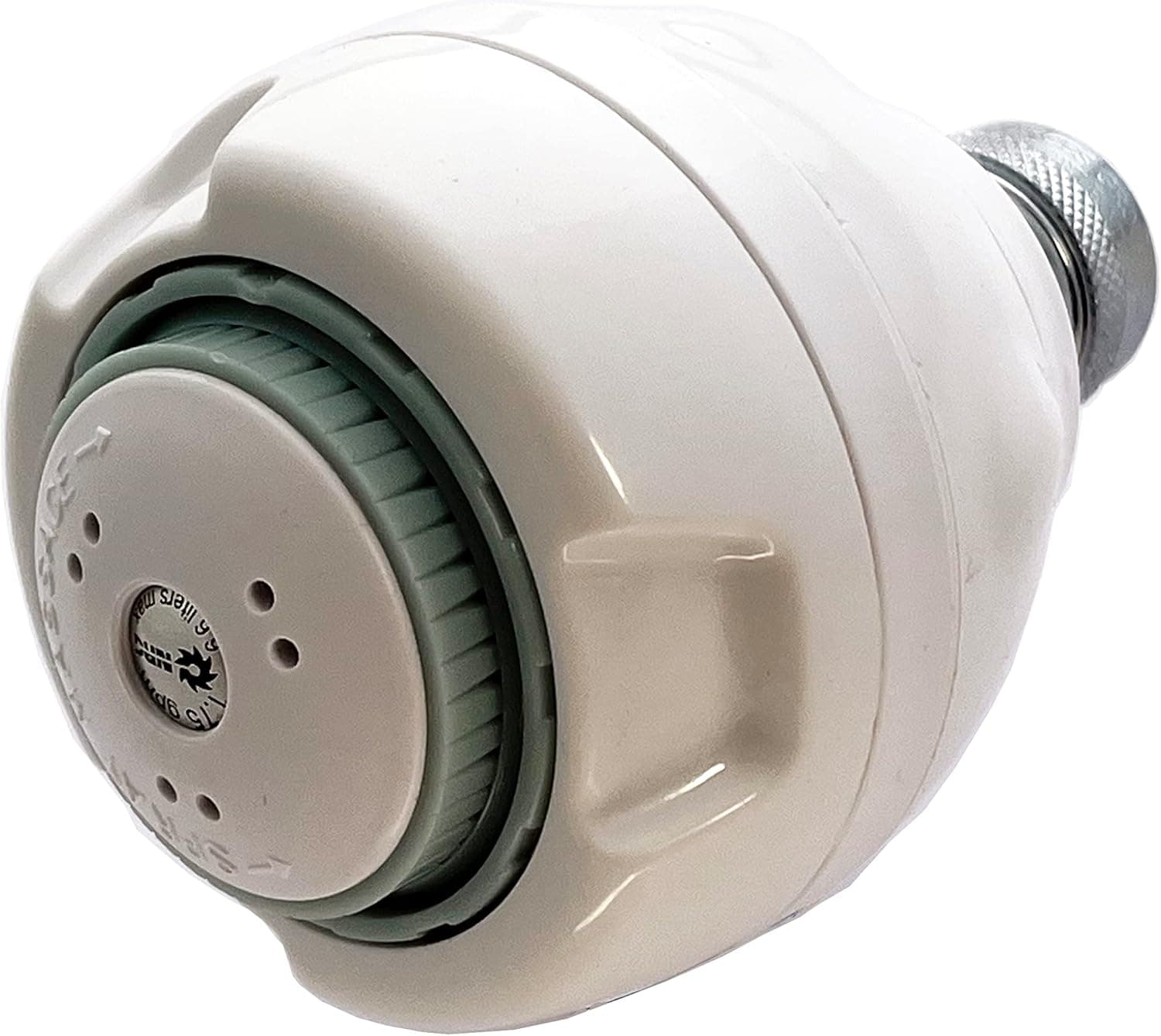 Shower Pro Massage Showerhead with pressure compensating flow controller, low flow 2.0gpm