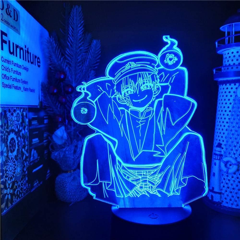 3D Night Light Toilet-Bound Hanako Kun Led Anime Lamp 7 Color Changing Nightlights Hanako Kun Lampara for Xmas Gift-Remote…