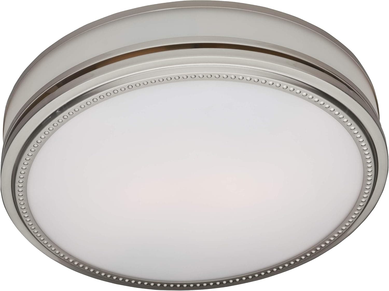 Hunter 83001z Riazzi Decorative Bathroom Ventilation Exhaust Fan Night-Light, 110 CFM, Brushed Nickel