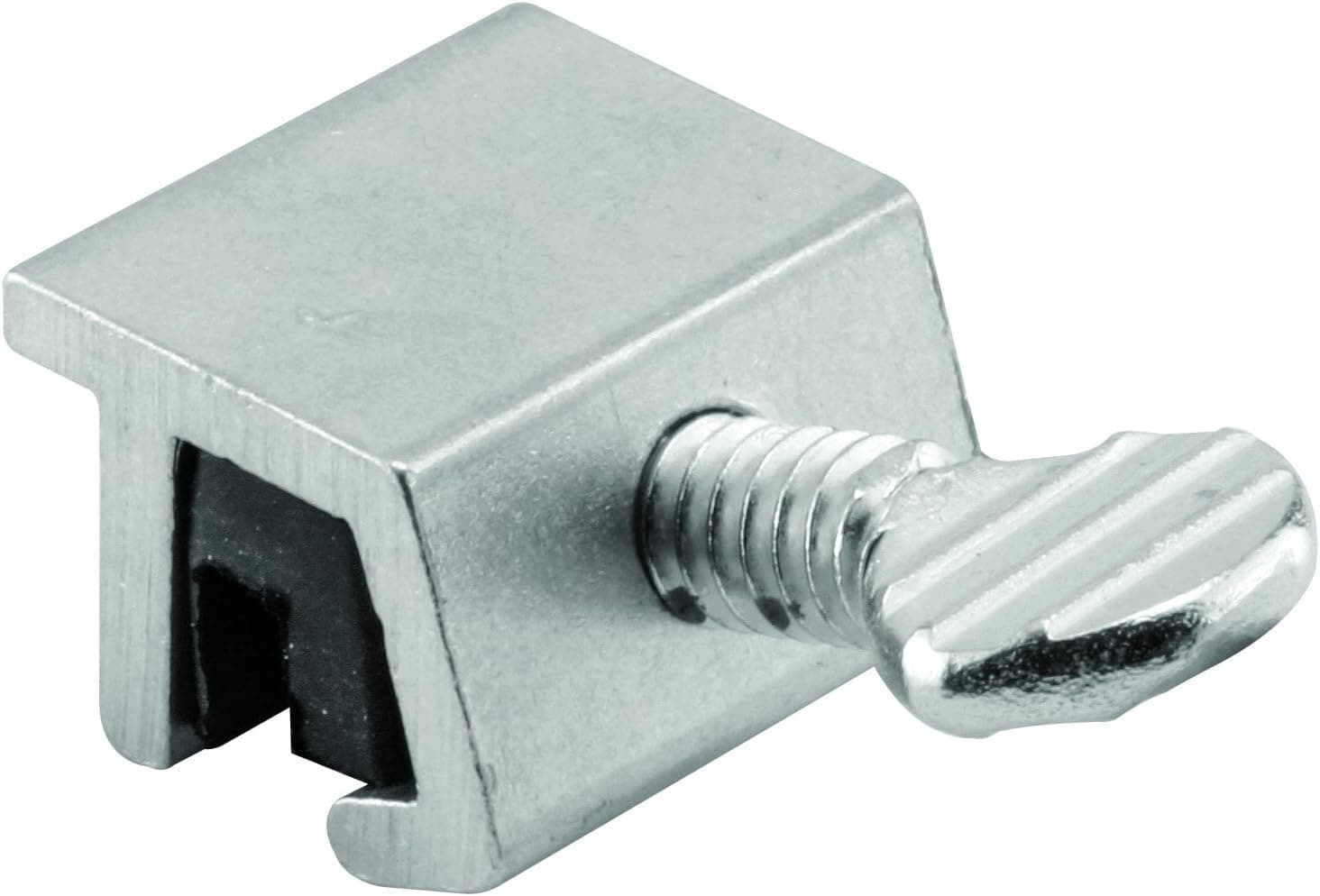 Prime-Line U 10551 Sliding Window Lock, 1/8 inch, Extruded Aluminum, Mill Finish, No Mar (2-pack)