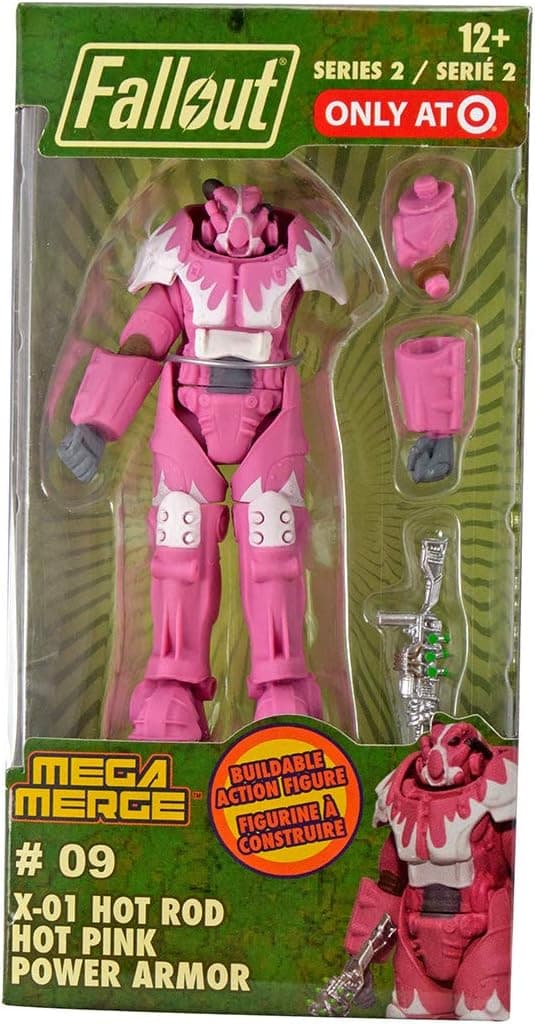 Fallout Mega Merge Series 2 - X-01 Hot Rod Hot Pink Power Armor