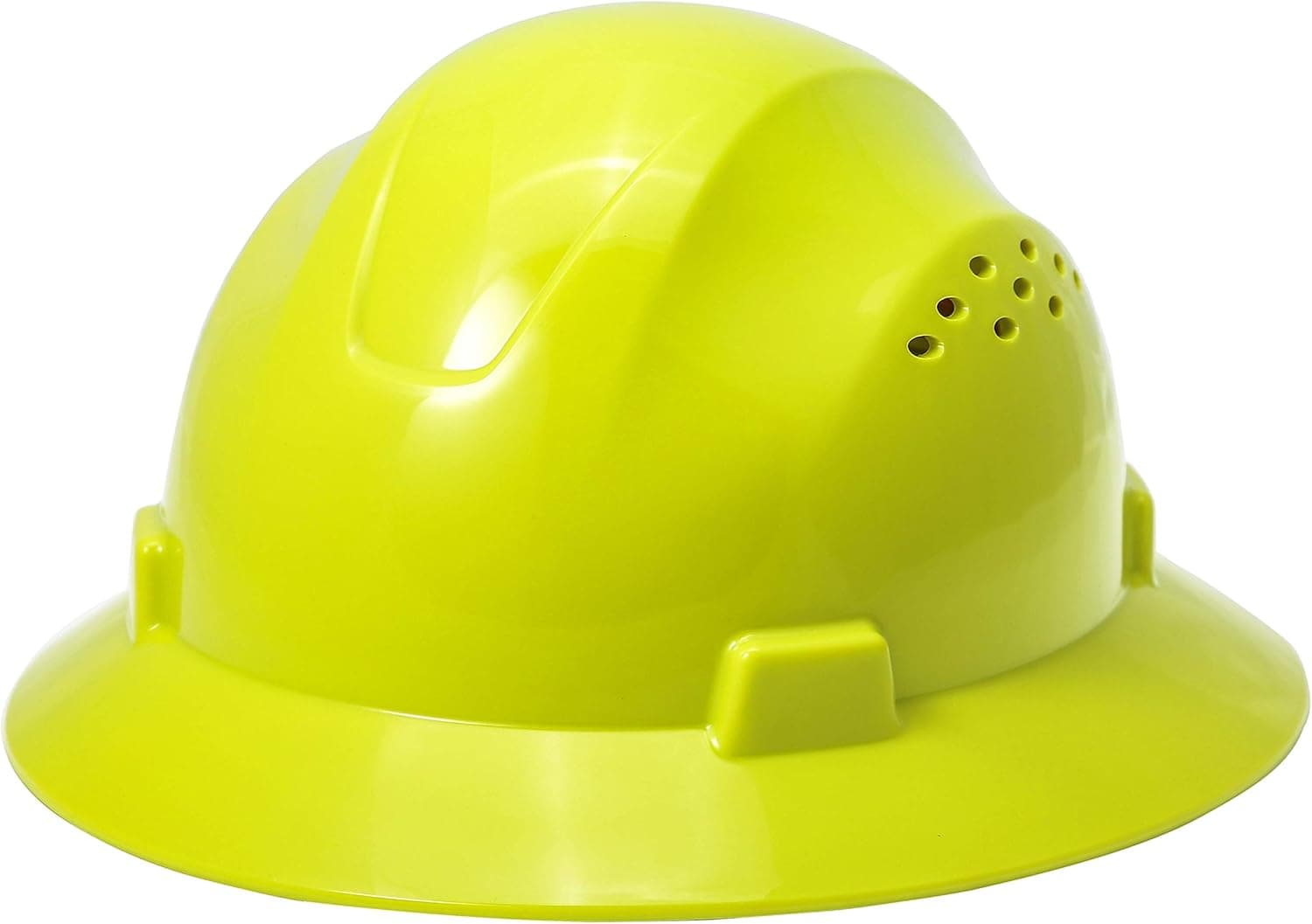 Noa Store Full Brim Hard Hat with HDPE Shell and Fast-trac Suspension Work Safety Helmet | Short Brim for Better Visibility Meets All Requirements for Type 1 Top Impact Helmet