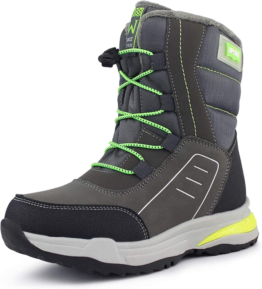 Hawkwell Boys Girls Waterproof Outdoor Warm Winter Snow Boots (Toddler/Little Kids)
