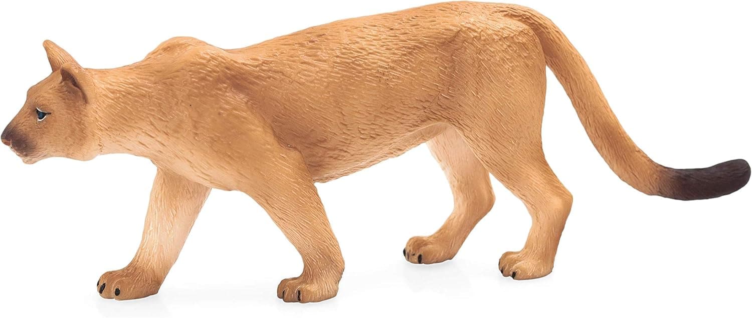 MOJO - Realistic International Wildlife Figurine, Mountain Lion Brown