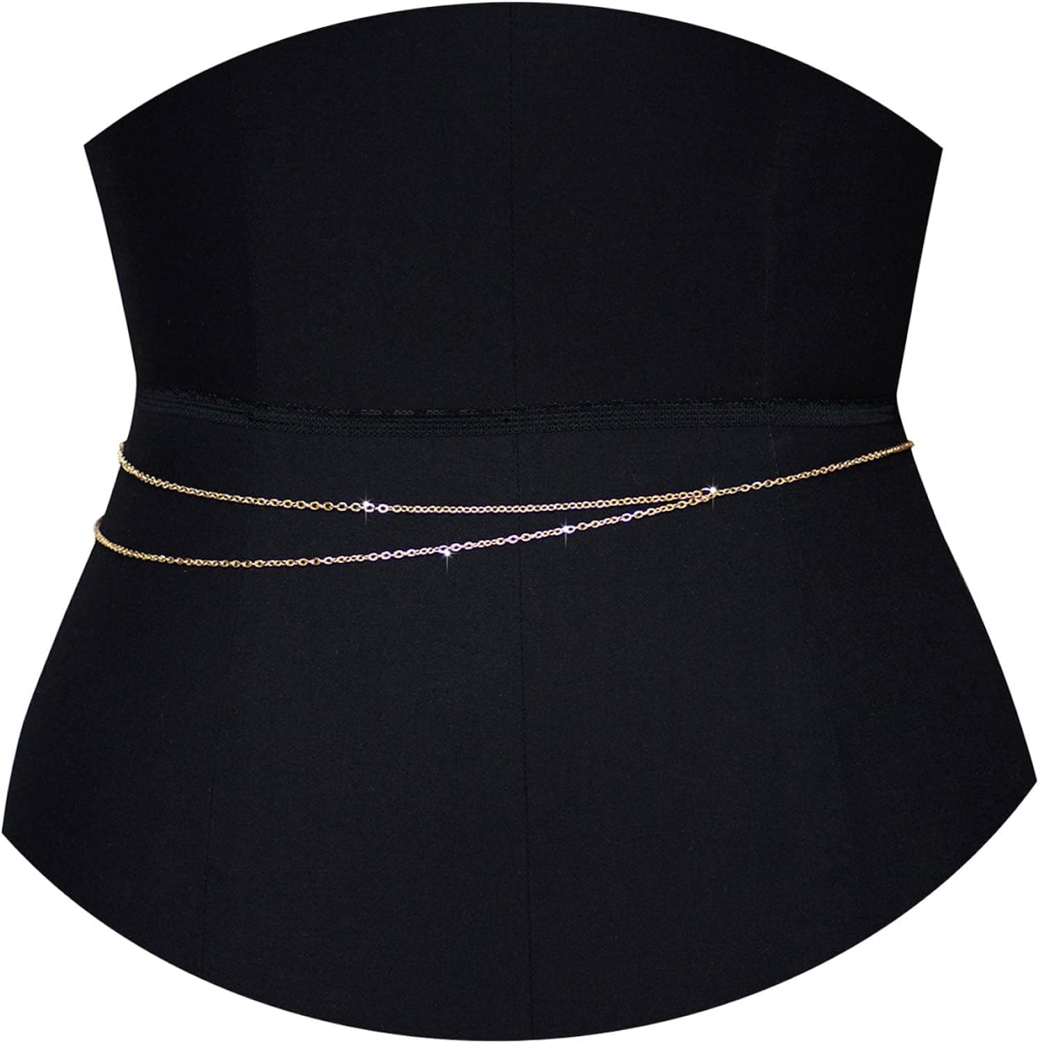 Boosic Women's Bikini Harness Double-Layer Body Jewelry Belly Chain
