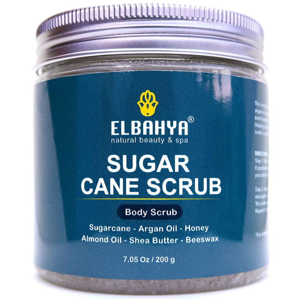 Elbahya Organic Sugar Cane Body Scrub - Ultra Moisturising and Nourishing