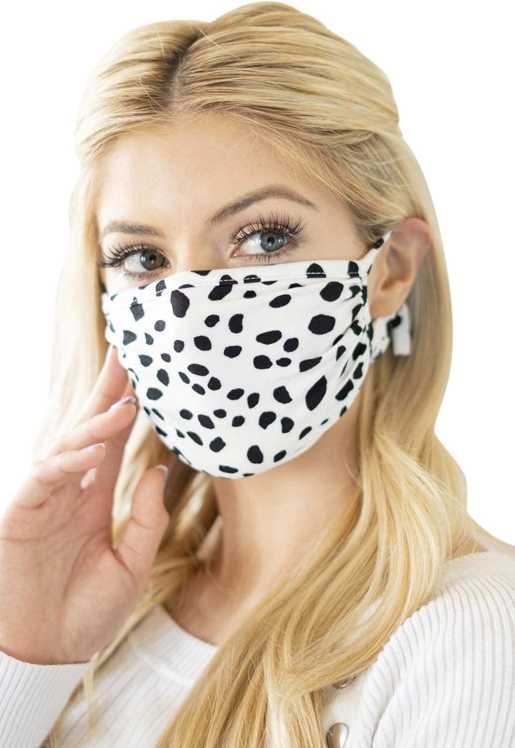 RIAH FASHION Reusable Fabric Face Mask Unisex Washable Covering - Cute Print Cloth Comfy Breathable Mouth Protection