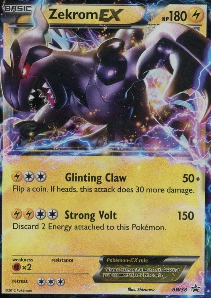 Pokemon - Zekrom EX (BW38) - Pokemon Promos - Holo