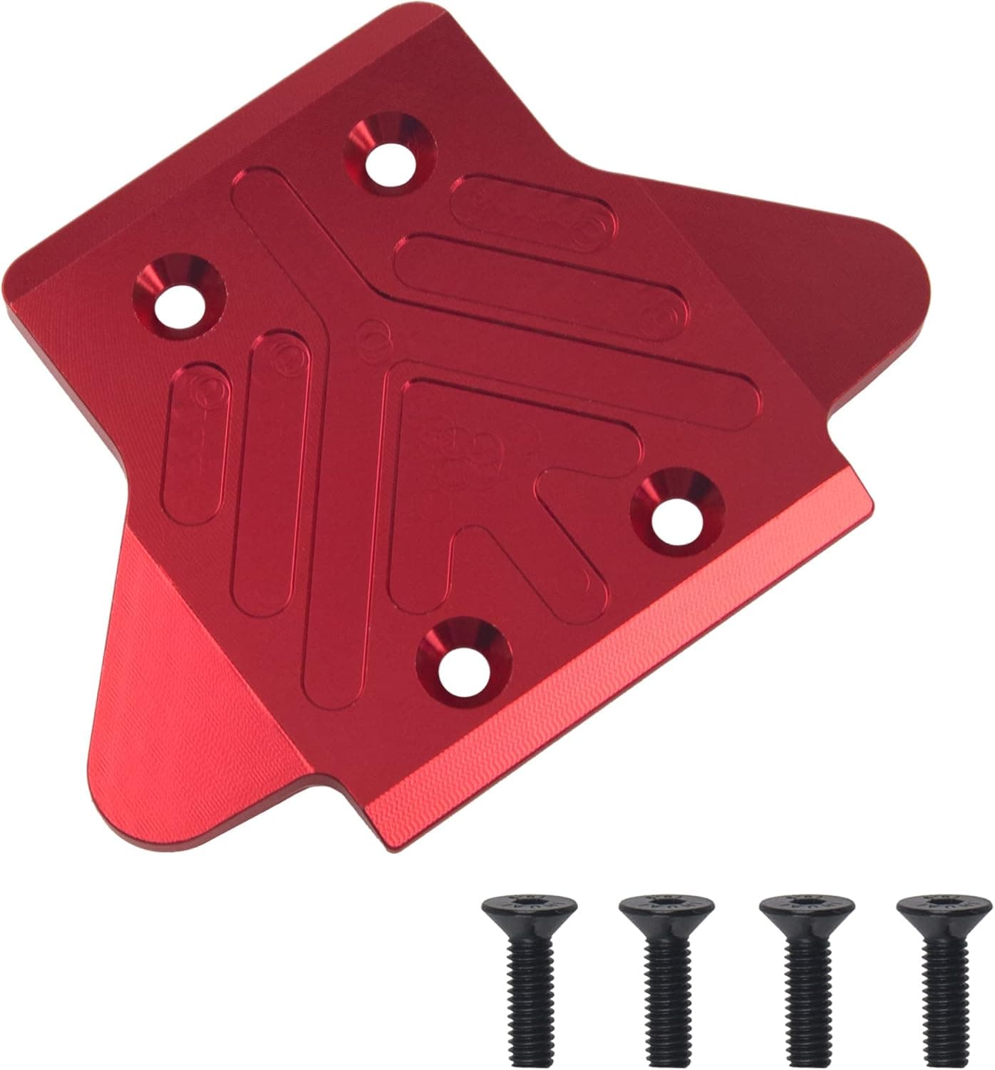 ShareGoo Aluminum Alloy Rear Bottom Chassis Armor Plate Protective Cover Compatible with Arrma 1/8 Kraton 6S RC Car Upgrade Part