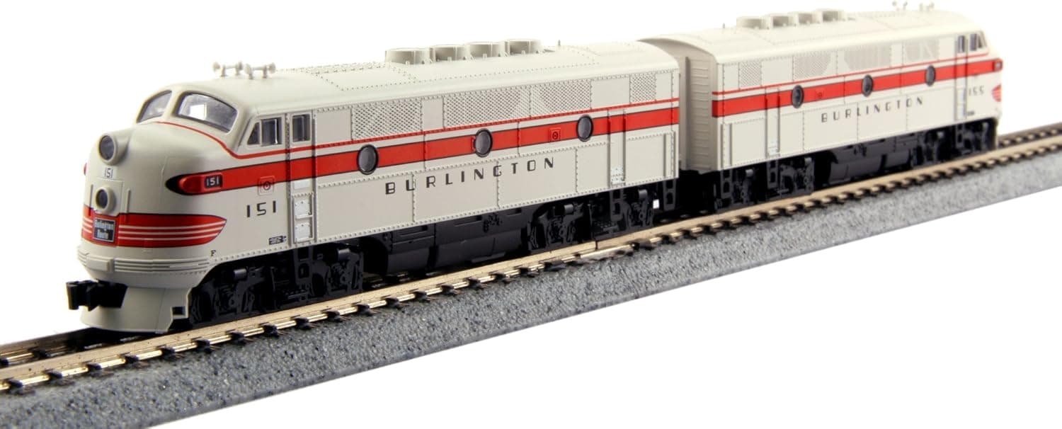 Kato USA Model Train Products N EMD F2A & F2A CB & Q 151 and 155 2 Locomotive Set