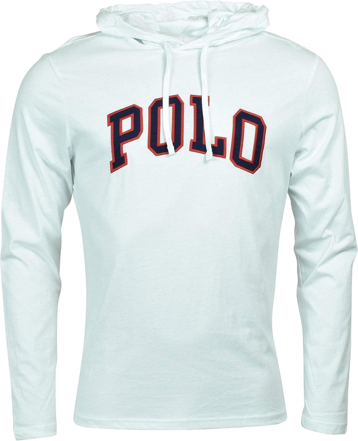 Polo Ralph Lauren Men's Long Sleeve Graphic Jersey Hoodie - L - White