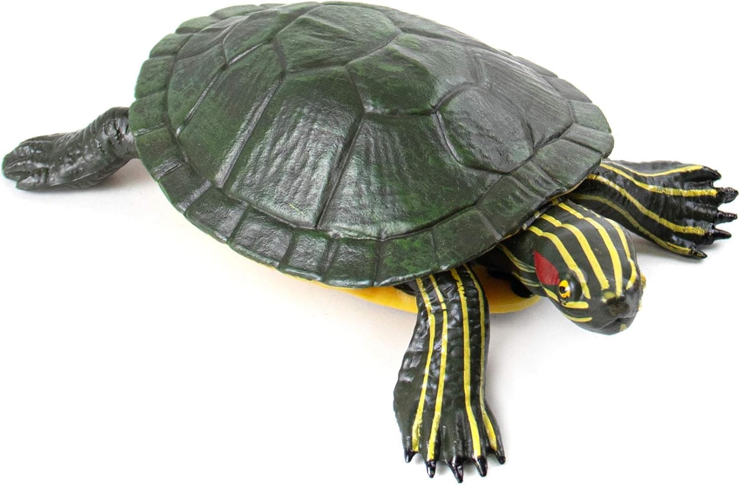 AUEAR, Realistic Plastic Figurines Lifelike Animal for Boys and Girls Education Party Favor Decoration (Red-Eared Slider Tortoises, Set of 1)