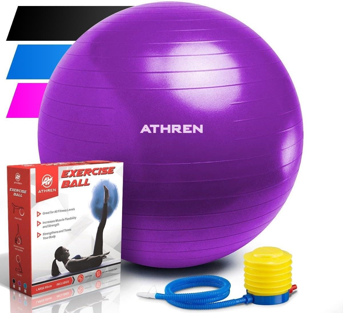 Exercise Ball (Purple, 75)