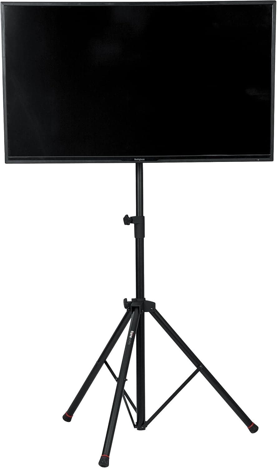 Gator Frameworks Deluxe Adjustable Tripod LCD/LED TV Monitor Stand with Lift Piston; Fits Screens up to 48" (GFW-AV-LCD-2)