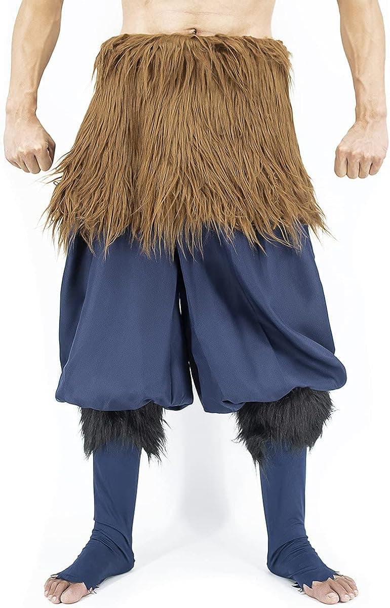 Tokisaki Hashibira Inosuke hat Cosplay Mask Hashibira Inosuke Apron Pants Outfit Cosplay Costume