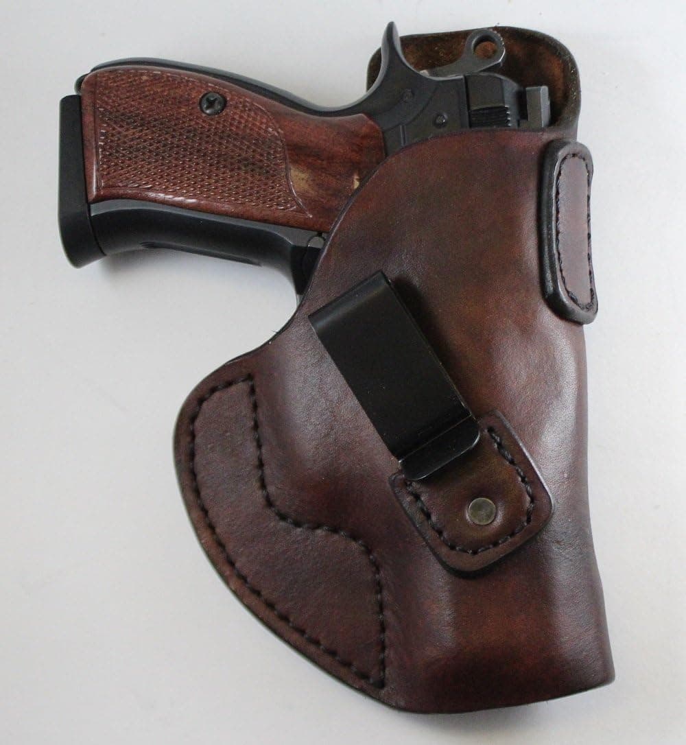 CCSGunwear High Side IWB (Inside The Pant) Leather Belt Holster for CZ P-01