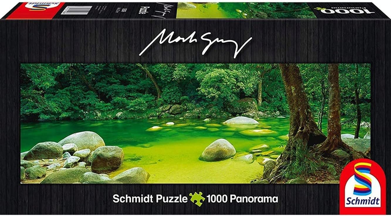 SCHMIDT Mossman Gorge by Mark Gray Panoramic Puzzle (1000-Piece)