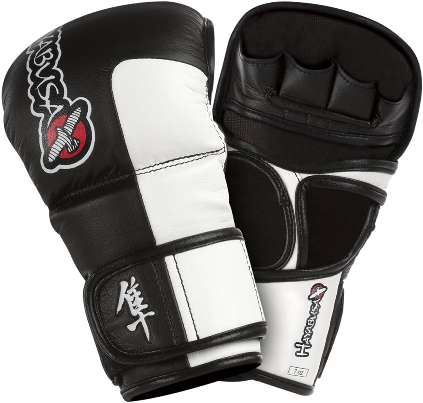 Hayabusa Tokushu Hybrid Gloves, Midnight Black, X-Large/7-Ounce